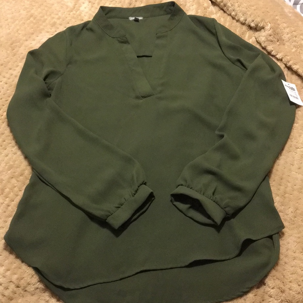 Olive Green Blouse